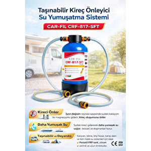 Car-fil|crf-817 Sft Manuel Frp Tanklı İyon Değişimli Kireç Önleyici Su Yumuşatma Sistemi