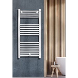 50/70 Cm 10 Borulu Beyaz Havlupan Banyo Peteği