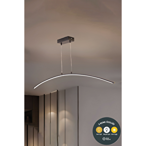 Uzun Kıvrımlı 3 Renk Tavan Lambası Sarkıt –toplantı Masası, Koridor Için Modern Led Aydınlatma
