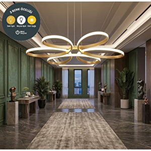 3 Renkli Yonca 6’lı Eskitme Salon Mutfak Çocuk Odası Yemek Masası Ve Antre Için Modern Led