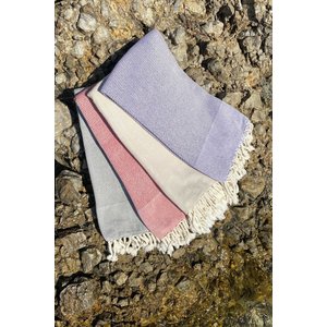 Bej Peştemal 90x175 Cm - Sade Desenli Yumuşak Ve Hızlı Kuruyan Peştemal - Retro Stil Modeller