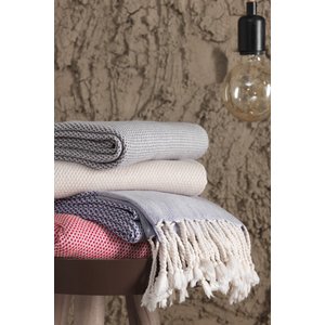 Bej Peştemal 90x175 Cm - Sade Desenli Yumuşak Ve Hızlı Kuruyan Peştemal - Retro Stil Modeller