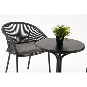 Tavoli̇ Alu Bahçe Balkon Bi̇stro Set