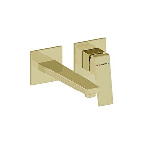 Minimax Square Ank.lav.bat,kısa Soft Altın A4359274  Ankastre Lavabo Bataryas