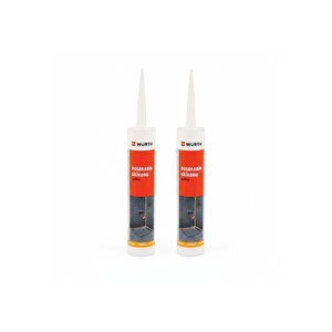 Duşakabin Silikonu Şeffaf Su Geçirmez Ve Sızdırmaz 310ml 2 Adet Şeffaf