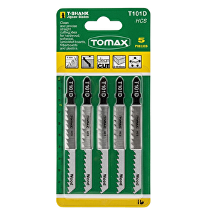 Tomax T101d Hss Ağaç Dekupaj Ağzı (5 Adet) Sert Temi̇z Kesi̇m