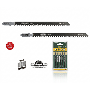 Tomax T244d Hss Ağaç Dekupaj Ağzı (5 Adet) Kavi̇sli̇ Kesi̇m