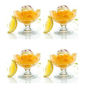 Paşabahçe 51368 Ice Vılle Dondurmalık 4 Lü Dondurma Sunum Kasesi