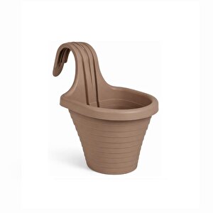 So-tom3 Tombik Askılı Balkon Saksı 3 Litre No: 3 Moka 8175