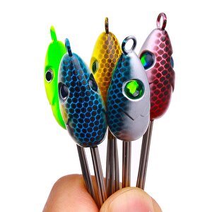 5'li Alabama Rig 5 Kollu  Fırdöndülü Levrek Şemsiyesi 16.8g 22cm – Spinner Kaşıklı Sahte Yem Sistemi