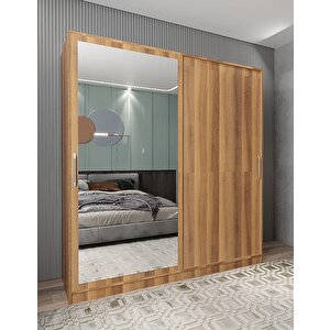 Trend Sürgülü Gardırop Ceviz G.r.t_3_160cm 160 cm