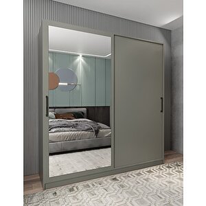 Trend Sürgülü Gardırop Antrasit G.r.t_2_160cm 160 cm