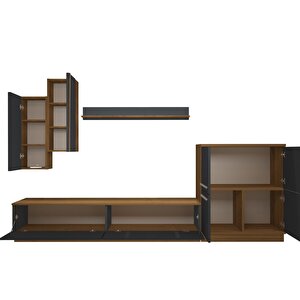 Decoraktiv Eko 6b Mdf Std Tv Ünitesi Tv Sehpası - Pera Antrasit
