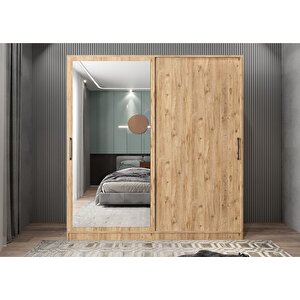 Trend Sürgülü Gardırop Çam G.r.t_4_160cm 160 cm