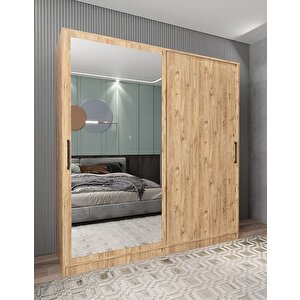 Trend Sürgülü Gardırop Çam G.r.t_4_160cm 160 cm
