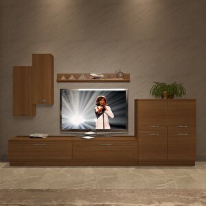 Eko 6b Slm Dvd Tv Ünitesi Tv Sehpası - Naturel Ceviz Ceviz