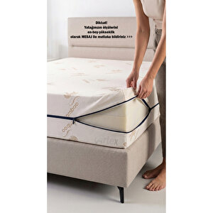 Kılıf Bamboo 80x200 Yatak Kılıfı Koruyucusu Örtüsü Fermuarlı Kapitone Fit Zippered Mattress Cover