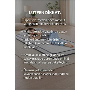 Visco Şilte 100x200 Yer Yatağı Aloe 9 +-1cm Cm Ped Yatak Şiltesi Pedi Topper Mattress
