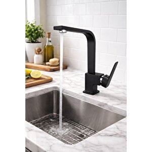 Kare L Kollu Lüx Lavabo Bataryası