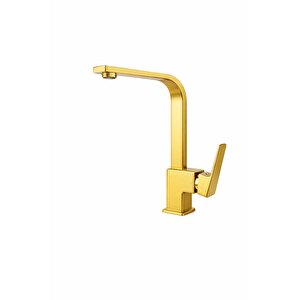 Kare L Kollu Lüx Lavabo Bataryası
