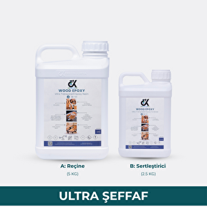 Wood Epoxy Sb101 3 Cm İnce Döküm 7,5 kg
