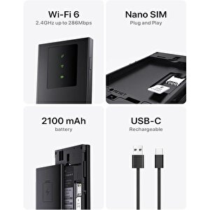 Tenda Mf3 286mbps 2.4ghz 4g Lte Sim Kart Gi̇ri̇şli̇ Router