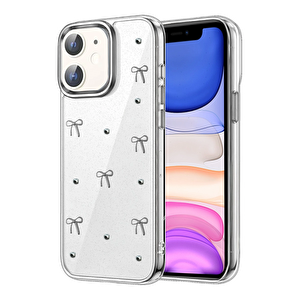 Evimdeyokyok Apple İphone 12 Fiyonk Desenli Kapak - Desen 5
