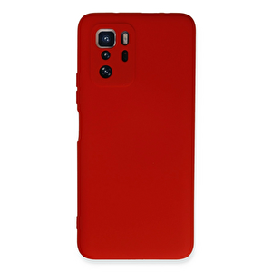 Evimdeyokyok Xiaomi Poco X3 Gt Kılıf Nano İçi Kadife Silikon - Kırmızı