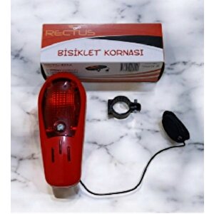 Rectus 8 Sesli̇ Bi̇si̇klet Kornasi (kirmizi)