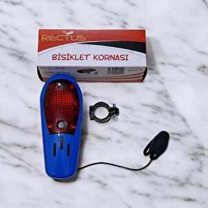 Rectus 8 Sesli̇ Bi̇si̇klet Kornasi (mavi̇)