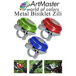 Metal Bisiklet Zili 3 Adet Scooter Zili Denge Zili Alümünyum Bisiklet Zili Bisiklet Süsü Korna Aksesuar