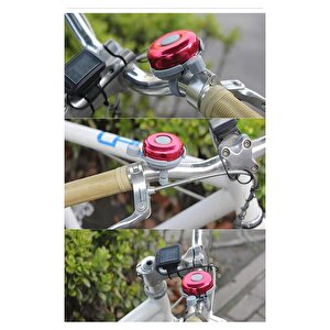 Mavi Metal Bisiklet Zili 1 Adet Scooter Zili Denge Zili Alümünyum Bisiklet Zili Bisiklet Süsü Korna Aksesuar