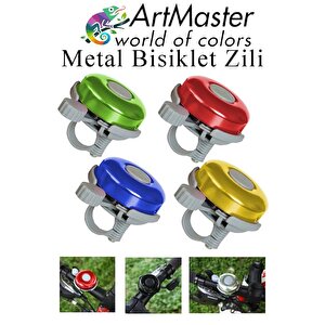 Metal Bisiklet Zili 4 Adet Scooter Zili Denge Zili Alümünyum Bisiklet Zili Bisiklet Süsü Korna Aksesuar