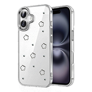 Evimdeyokyok Apple İphone 16 Fiyonk Desenli Kapak - Desen 2