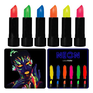 Evimdeyokyok Glowpaint 6’lı Neon Boya – Uv Işıkta Parlayan Makyaj Seti T20