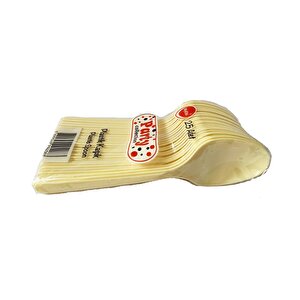 Plastik Krem Renk Kaşık - Parti Davet Piknik Çorba Yemek Kaşığı - 18 Cm. - 25 Adetlik Paket