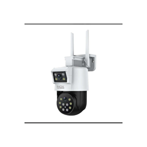 Inox 3+3mp X102 3.6mm Dual Lens Speed Dome Wıfı Kamera