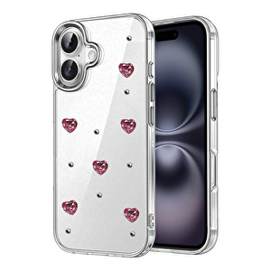 Evimdeyokyok Apple İphone 16 Fiyonk Desenli Kapak - Desen 3