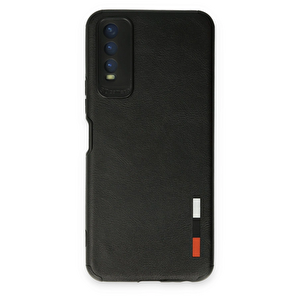 Evimdeyokyok Vivo Y11s Kılıf Loop Deri Silikon - Siyah