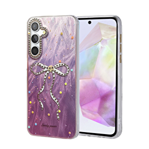 Evimdeyokyok Samsung Galaxy A35 5g Kılıf Blade Aynalı Desenli Kapak - Desen 1