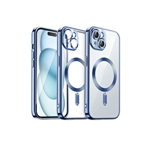 Evimdeyokyok Apple İphone 15 Kılıf Kross Magneticsafe Kapak - Sierra Blue