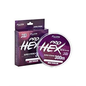 Pro Hex 8x 300mt. Multicolor İp Misina 0.14mm