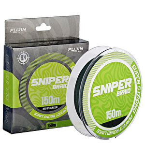 Sniper 8x 150mt. Moss Green İp Misina 0.16mm 9kg