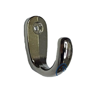 Büyük Tekli Fincan Askı, Dekor Askısı - Nikel, 12x23x30 Mm T20