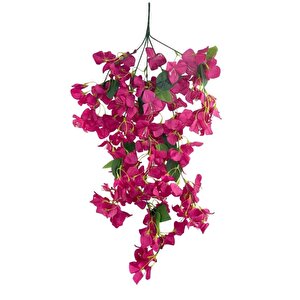 Yapay Çiçek Fuşya Begonvil Çiçeği 5 Dallı 60cm Sarkan Çiçek Bg605