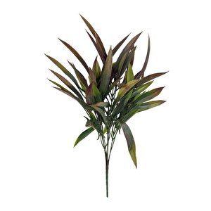 Yapay Çiçek Bambu Grass Kahverengi 40cm Demet Garnitür Aradal Dekoratif Yapay Bitki