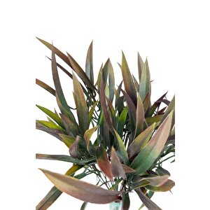Yapay Çiçek Bambu Grass Kahverengi 40cm Demet Garnitür Aradal Dekoratif Yapay Bitki
