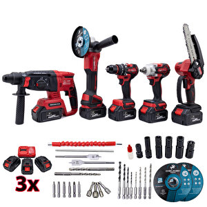 Cheli̇kbei Beşli̇ Set Mw350r (10mm Ç.mandren+s.sıkma+ş.spral+ş.hilti+budama)
