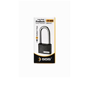 Sgs Ssg1321 Asma Kilit Gri 25 Mm