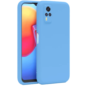 Evimdeyokyok Vivo Y53s Kılıf Nano İçi Kadife Silikon - Mavi